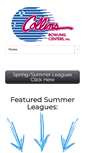 Mobile Screenshot of collinsbowling.com